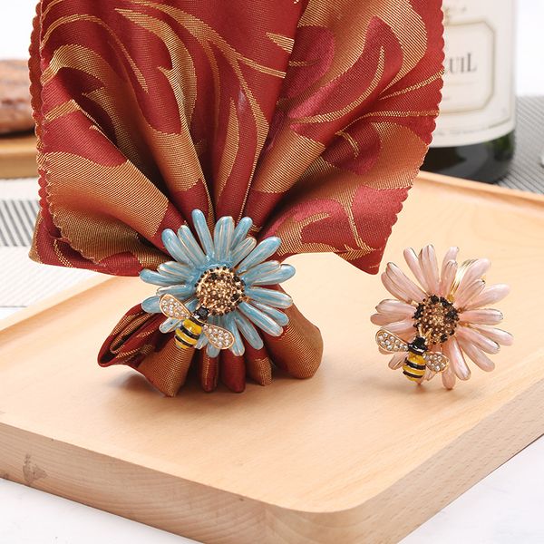 creative bee flower napkin buckle metal alloy napkin ring l restaurant wedding party napkin holder
creative bee flower napkin buckle metal alloy napkin ring l restaurant wedding party napkin holder