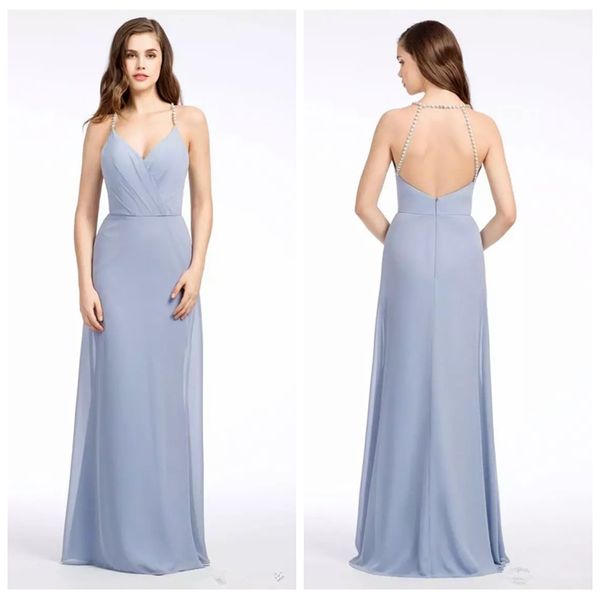 2019 spaghetti beaded mermaid chiffon bridesmaids dresses slim backless vestidos de bridesmaid gowns honor of maid customized, White;pink
2019 spaghetti beaded mermaid chiffon bridesmaids dresses slim backless vestidos de bridesmaid gowns honor of maid customized, White;pink