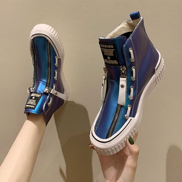 2019 winter warm platform shoes woman ankle boots plush female casual sneakers laser leather female snow boots warm shoes fur, Black
2019 winter warm platform shoes woman ankle boots plush female casual sneakers laser leather female snow boots warm shoes fur, Black