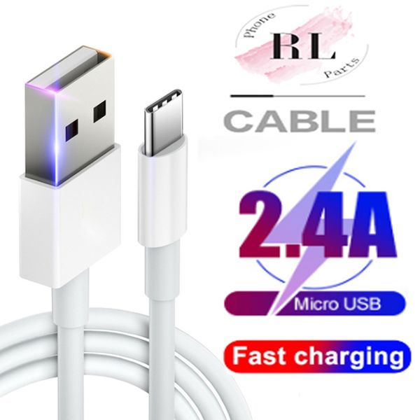

high speed 2.4a usb cable fast charger micro usb type c charging cables 1m 2m 3m