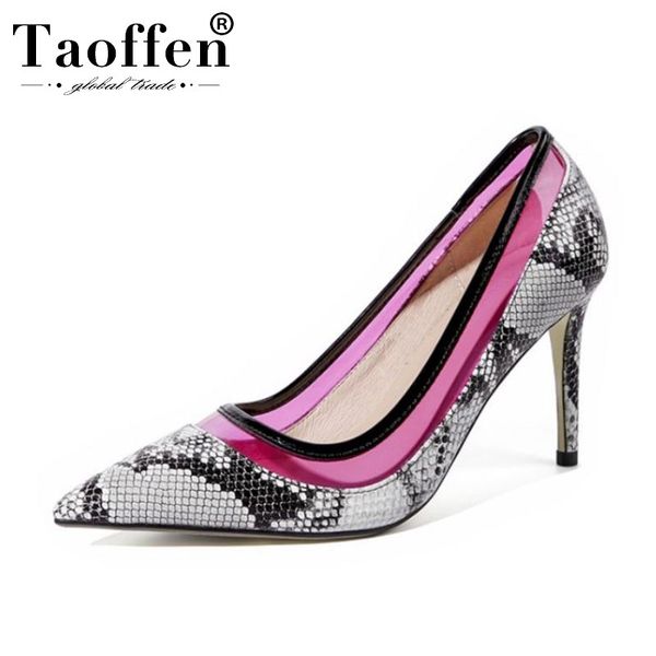 taoffen 2020 spring new arrival women snakeskin pattern pumps thin high heels shoes woman pointed toe shoes size 33-42, Black
taoffen 2020 spring new arrival women snakeskin pattern pumps thin high heels shoes woman pointed toe shoes size 33-42, Black