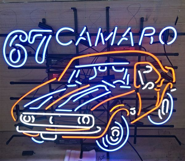 67 camaro car neon sign light outdoor bar beer entertainment advertising display glass neon lamp light metal frame 17'' 20'&#
67 camaro car neon sign light outdoor bar beer entertainment advertising display glass neon lamp light metal frame 17'' 20'&#