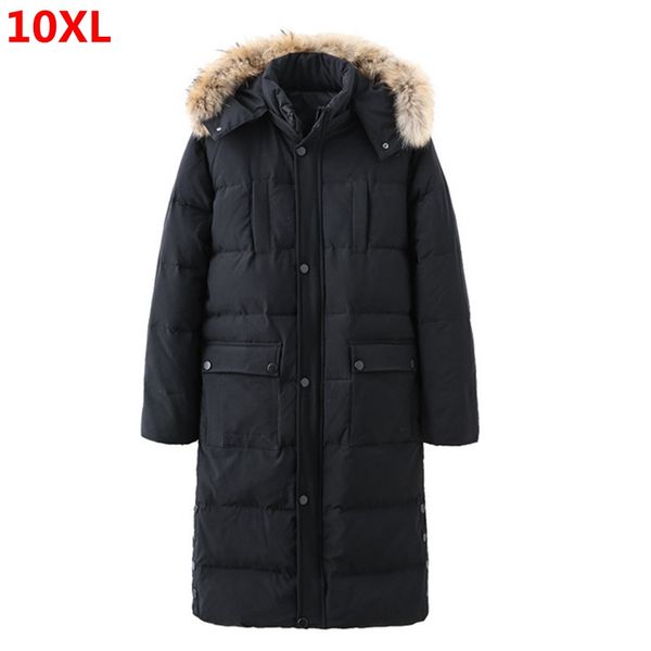 winter plus size long down jacket winter coat oversized super long fur collar duck down suit over the knee, Black
winter plus size long down jacket winter coat oversized super long fur collar duck down suit over the knee, Black