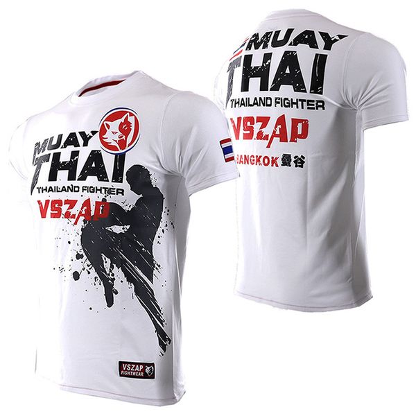 men tshirt vszap summer new muay thai broadcasting sanda fighting t-shirt elastic cotton ufc fighting t shirt mma homme 4 color y190509, White;black
men tshirt vszap summer new muay thai broadcasting sanda fighting t-shirt elastic cotton ufc fighting t shirt mma homme 4 color y190509, White;black