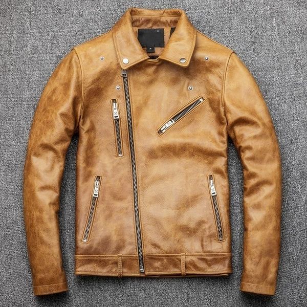 урожай натуральной кожи байкер мотоциклов куртки мужские молнии slim fit натуральная кожа куртка плюс размер 4xl отворотом коровьей мужской, Black
урожай натуральной кожи байкер мотоциклов куртки мужские молнии slim fit натуральная кожа куртка плюс размер 4xl отворотом коровьей мужской, Black