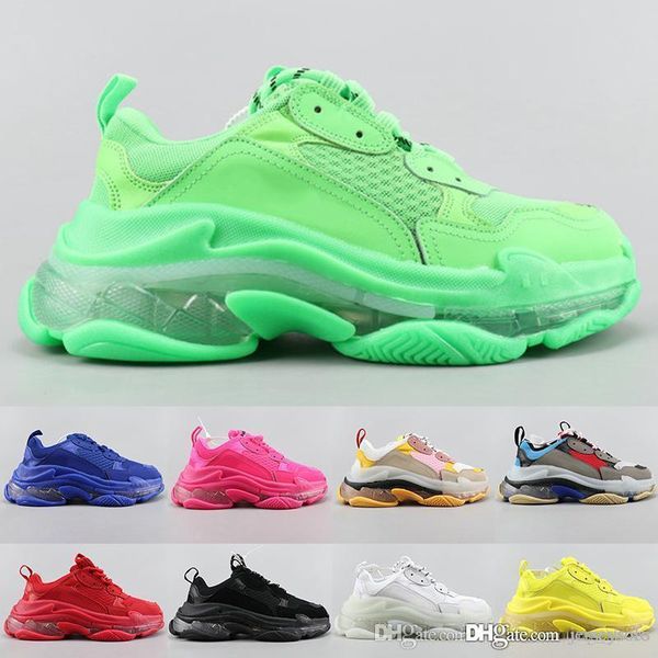 triple s designer casual shoes paris 17fw sneaker clear bubble midsole triple black white blue mens womens fashion size 36-45
triple s designer casual shoes paris 17fw sneaker clear bubble midsole triple black white blue mens womens fashion size 36-45