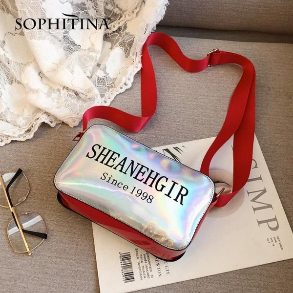 sophitina fashion handbags adjustable shoulder strap letter print decoration flap party messenger bags e16
sophitina fashion handbags adjustable shoulder strap letter print decoration flap party messenger bags e16