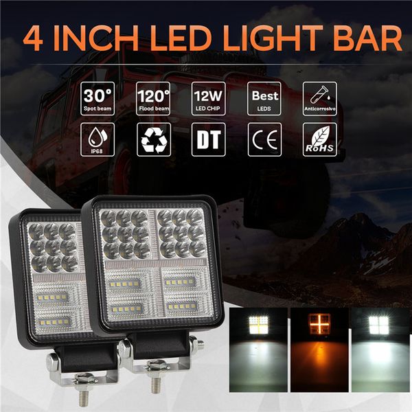 kongyide car light 1pc square 4 inch 162w led daytime running light spot beam offroad driving bar 6000k 3000k je6
kongyide car light 1pc square 4 inch 162w led daytime running light spot beam offroad driving bar 6000k 3000k je6