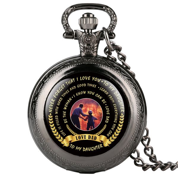 luxury quartz pocket watch retro to my daughter series pocket watches for son gift for watch with necklace dropshipping, Slivery;golden
luxury quartz pocket watch retro to my daughter series pocket watches for son gift for watch with necklace dropshipping, Slivery;golden