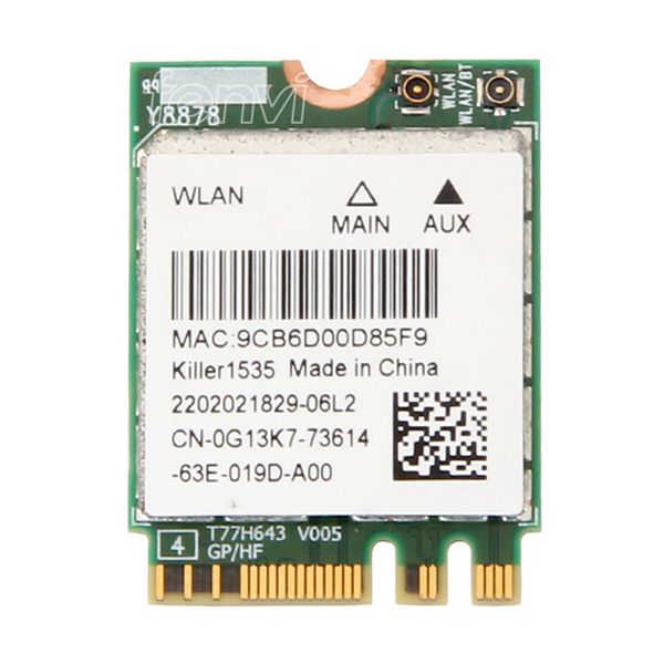fenvi для йети убийца беспроволочн-ac 1535 драйвер для сетевой карты atheros qcnfa364a основном двухдиапазонный 802.11 ac и killer1535 м. 2
fenvi для йети убийца беспроволочн-ac 1535 драйвер для сетевой карты atheros qcnfa364a основном двухдиапазонный 802.11 ac и killer1535 м. 2
