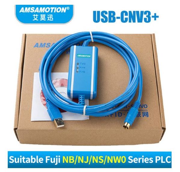 amsamotion usb-cnv3+ data download line suitable fuji nb/nj/ns/nw0 sseries plc programming cable
amsamotion usb-cnv3+ data download line suitable fuji nb/nj/ns/nw0 sseries plc programming cable