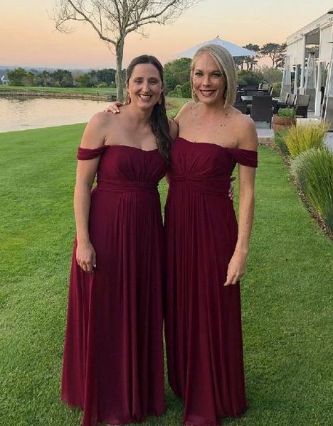 fashion off shoulders bridesmaids dresses 2022 designer wine red country stylish empire chiffon bridesmaid dress for wedding brides, White;pink
fashion off shoulders bridesmaids dresses 2022 designer wine red country stylish empire chiffon bridesmaid dress for wedding brides, White;pink