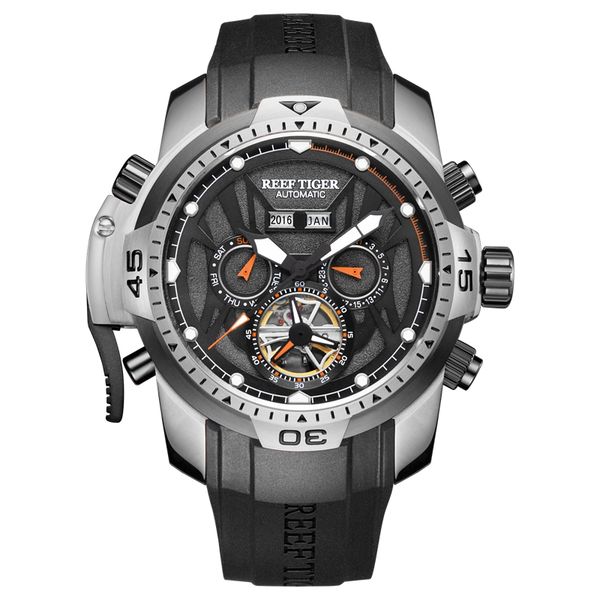 reef tiger/rt sport watch complicated dial with year month perpetual calendar big steel case watches rga3532, Slivery;brown
reef tiger/rt sport watch complicated dial with year month perpetual calendar big steel case watches rga3532, Slivery;brown