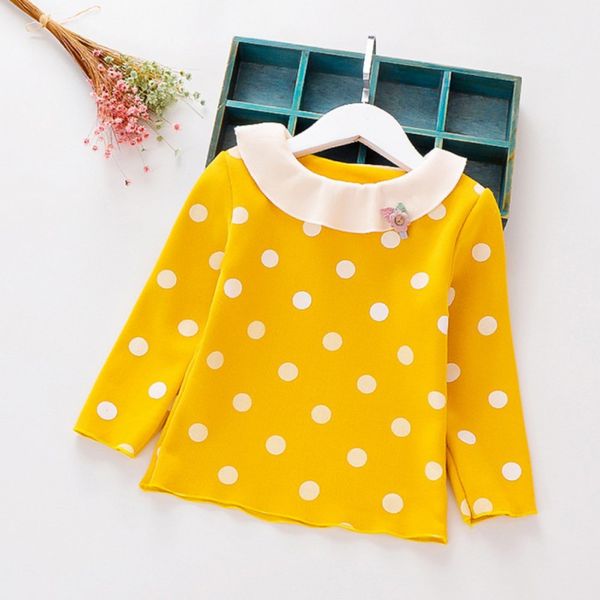 kids baby girls t-shirt dot print tees long sleeve warm pullover plus velvet girls t-shirt blouses kids clothes, Blue
kids baby girls t-shirt dot print tees long sleeve warm pullover plus velvet girls t-shirt blouses kids clothes, Blue