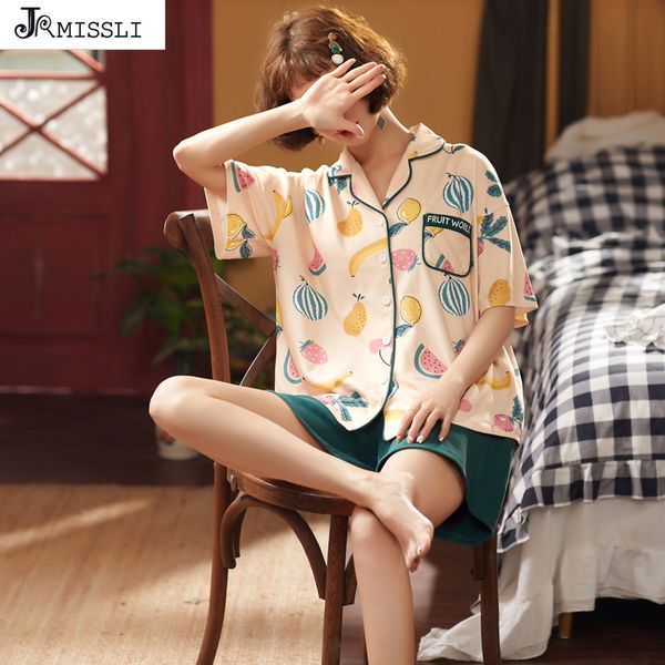jrmissli new girls sleepwear fruit print and shorts pajamas sets female pajamas cotton nighty nightwear pyjama, Black;red
jrmissli new girls sleepwear fruit print and shorts pajamas sets female pajamas cotton nighty nightwear pyjama, Black;red