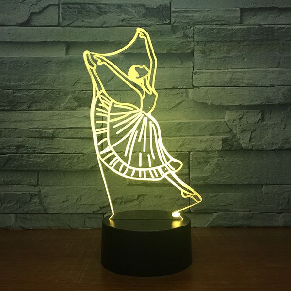 ballet girl 3d led night light lovely 7 colors change 3d lamp bedside decorative lamp for children's bedroom home decor gift
ballet girl 3d led night light lovely 7 colors change 3d lamp bedside decorative lamp for children's bedroom home decor gift
