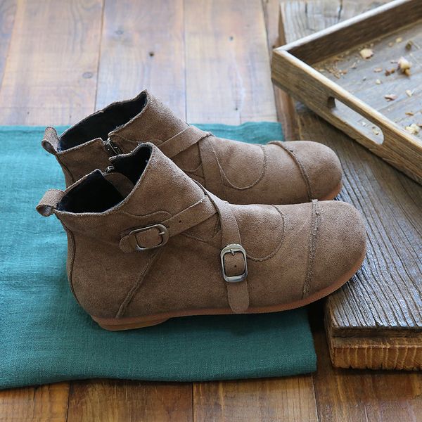 2019 winter flannel boots women elastic ankle suede brogue boot genuine leather quality brand lady shoes handmade winter boots, Black
2019 winter flannel boots women elastic ankle suede brogue boot genuine leather quality brand lady shoes handmade winter boots, Black