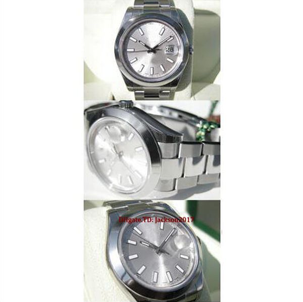 original box certificate mens watches ii 116300 stainless steel silver index dial 41mm domed bezel, Slivery;brown
original box certificate mens watches ii 116300 stainless steel silver index dial 41mm domed bezel, Slivery;brown