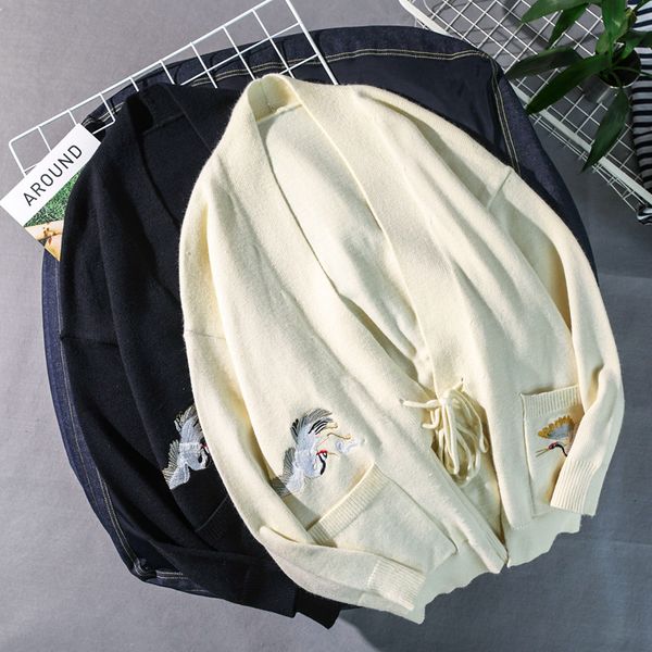 autumn new cardigan men fashion animal embroidery casual solid color knitted sweater man streetwear loose long-sleeved sweater, White;black
autumn new cardigan men fashion animal embroidery casual solid color knitted sweater man streetwear loose long-sleeved sweater, White;black