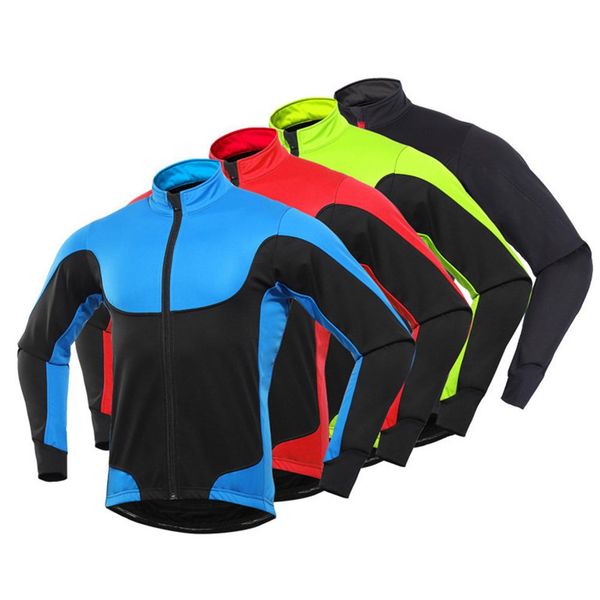 men winter outdoor sports thermal long sleeve bike bicycle cycling jacket coat winter fleece jacket coat autumn bike clothes, Black;brown
men winter outdoor sports thermal long sleeve bike bicycle cycling jacket coat winter fleece jacket coat autumn bike clothes, Black;brown