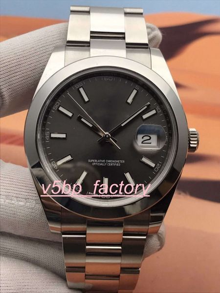классическая серия новая модель watch126300 datejust 40 мм нержавеющая сталь eta 2813 механизм запас хода автоматические мужские часы часы, Slivery;brown 
классическая серия новая модель watch126300 datejust 40 мм нержавеющая сталь eta 2813 механизм запас хода автоматические мужские часы часы, Slivery;brown