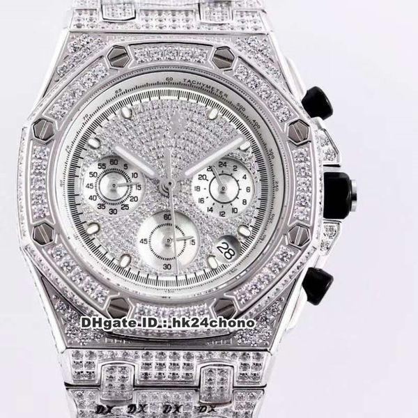 3 style 42mm 25967 steel full diamonds vk quartz chronograph mens watch diamonds dial dial diamonds steel strap gents watches, Slivery;brown
3 style 42mm 25967 steel full diamonds vk quartz chronograph mens watch diamonds dial dial diamonds steel strap gents watches, Slivery;brown