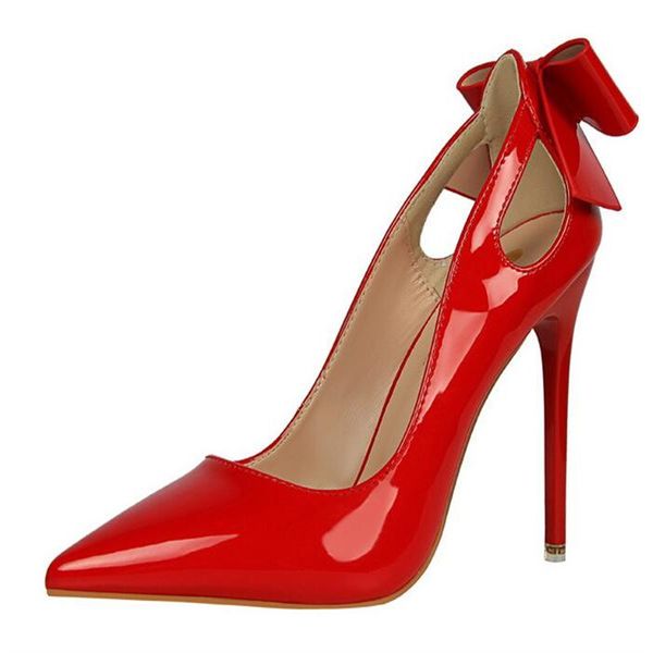 pink white women pumps patent leather high heel dress shoes bowknot butterfly knot bow cut out sandals woman stilettos, Black
pink white women pumps patent leather high heel dress shoes bowknot butterfly knot bow cut out sandals woman stilettos, Black