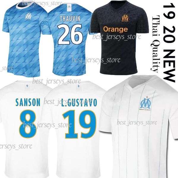 Thailand 2019 2020 Marseilles Ligue 1 Olympique de Marseille PAYET THAUVIN L.GUSTAVO Home away soccer Jersey football shirts
Thailand 2019 2020 Marseilles Ligue 1 Olympique de Marseille PAYET THAUVIN L.GUSTAVO Home away soccer Jersey football shirts