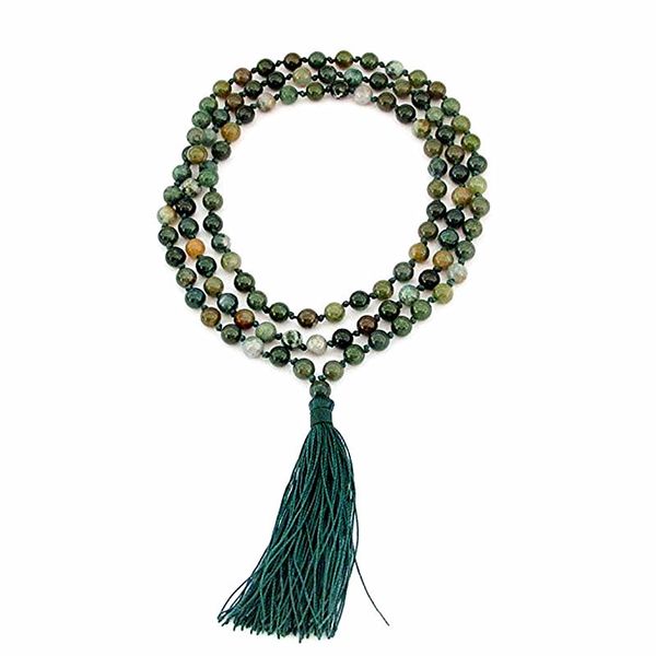 hand knotted heat treated natural stone 6mm 108 beads buddhist prayer japa mala for medita long necklace women jewelry, Silver
hand knotted heat treated natural stone 6mm 108 beads buddhist prayer japa mala for medita long necklace women jewelry, Silver