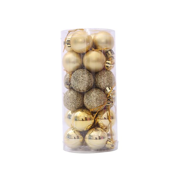 1box(24pcs) multi usage christmas balls with string practical plastic ball ornaments shatterproof xmas tree balls golden golden
1box(24pcs) multi usage christmas balls with string practical plastic ball ornaments shatterproof xmas tree balls golden golden