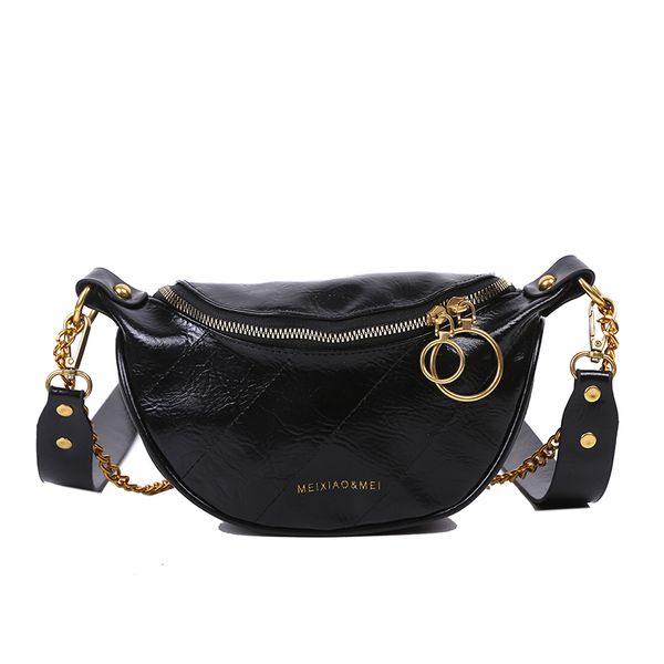 bag ladies 2020 new spring and summer net red waist bag fashion wild chest shoulder diagonal chain women's
