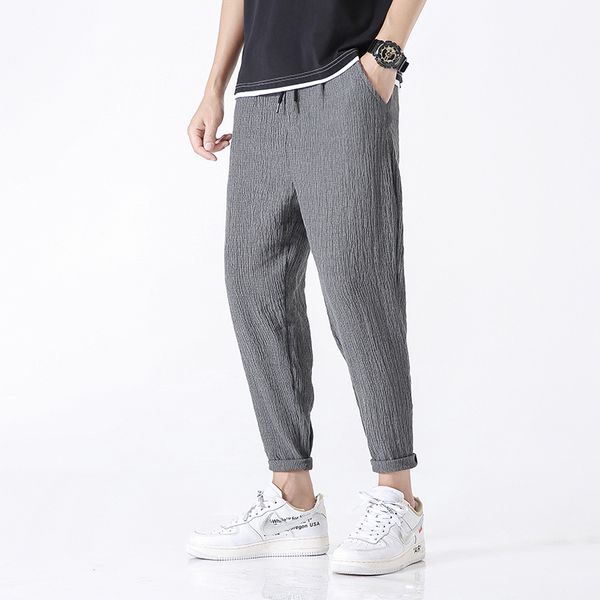 men's pants korean style hip hop casual harem men joggers man summer trousers male solid baggy 2021 harajuku clothe drop, Black
men's pants korean style hip hop casual harem men joggers man summer trousers male solid baggy 2021 harajuku clothe drop, Black