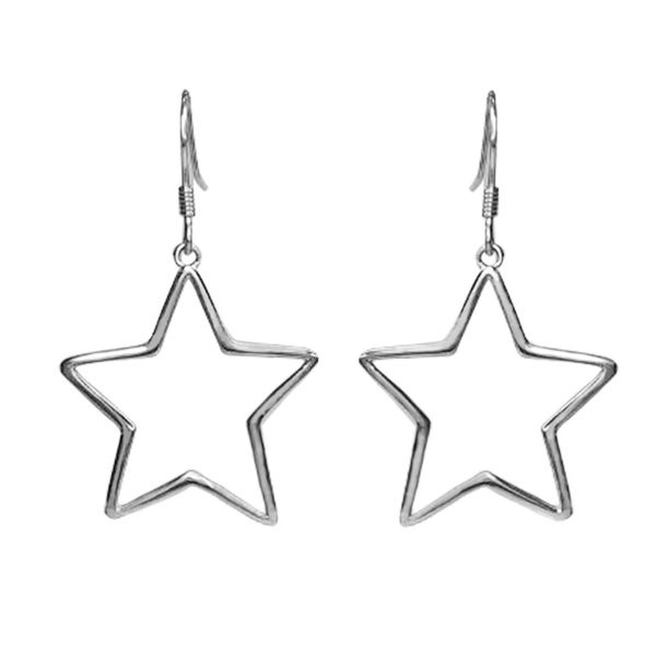 high-quality s925 sterling silver. pentagon earrings. simple love fashion pure manual earrings, Golden;silver
high-quality s925 sterling silver. pentagon earrings. simple love fashion pure manual earrings, Golden;silver