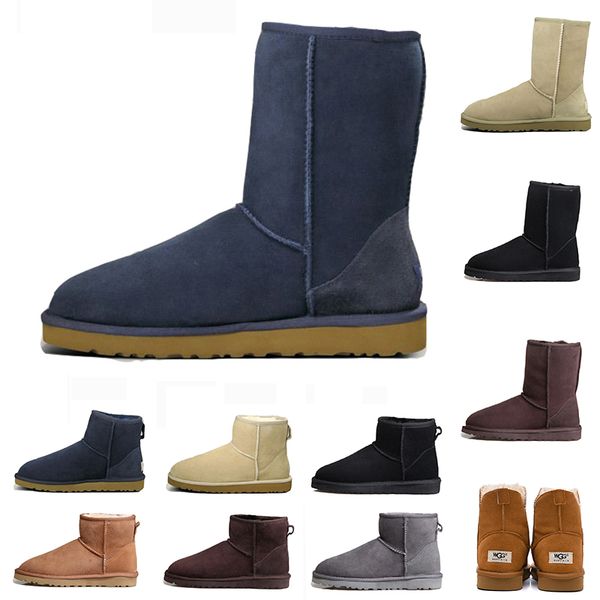Luxury Designer WGG Snow Boots Women's Australia Classic Ankle boots Black Grey chestnut navy blue Women girl half boots Size EUR 36-41
Luxury Designer WGG Snow Boots Women's Australia Classic Ankle boots Black Grey chestnut navy blue Women girl half boots Size EUR 36-41