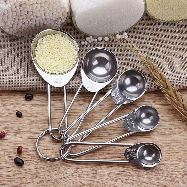 kitchen measuring tool 5pcs measuring spoon set stainless steel 201 coffee measuring scoop set on promotion
kitchen measuring tool 5pcs measuring spoon set stainless steel 201 coffee measuring scoop set on promotion
