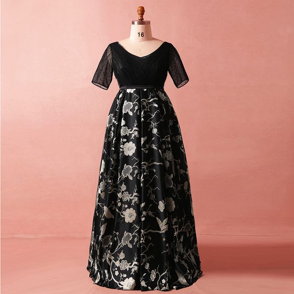 plus size gold floral satin v-neck lace up vestidos de festa pleats a-line formal long evening dresses robe soiree party gowns, White;black
plus size gold floral satin v-neck lace up vestidos de festa pleats a-line formal long evening dresses robe soiree party gowns, White;black