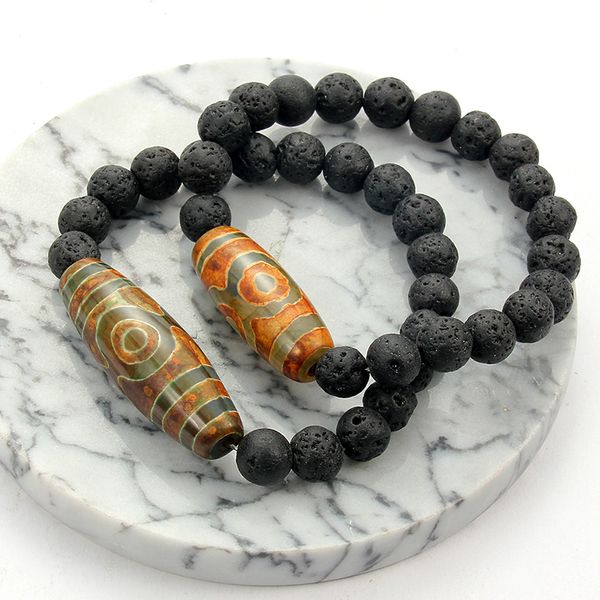 new 1pcs natural stone bead tibetan buddha bracelet chakra lava stone bracelets&bangle jewelry accessories gifts, Black
new 1pcs natural stone bead tibetan buddha bracelet chakra lava stone bracelets&bangle jewelry accessories gifts, Black