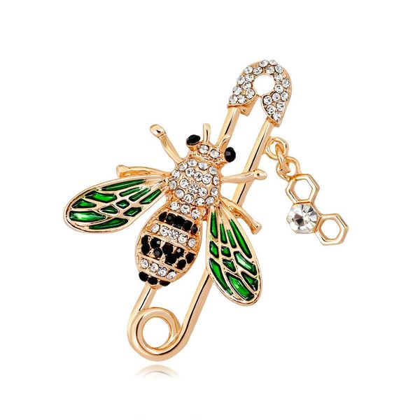 new cross-border goods supply fashion and all-around personality small bee brooch women's qu needle wholesale, Gray
new cross-border goods supply fashion and all-around personality small bee brooch women's qu needle wholesale, Gray