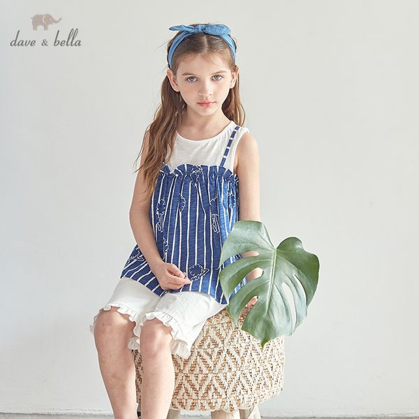 dkh13287 dave bella summer 5y-13y kids clothes children fashion print striped t-shirt girls fashion tees, Blue
dkh13287 dave bella summer 5y-13y kids clothes children fashion print striped t-shirt girls fashion tees, Blue