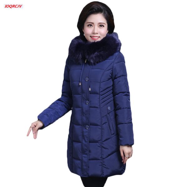 winter thickened cotton down jacket 2018 middle aged women plus size 5xl female big fur collar hooded warm long parkas coat w273, Black
winter thickened cotton down jacket 2018 middle aged women plus size 5xl female big fur collar hooded warm long parkas coat w273, Black