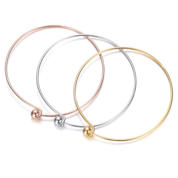 2pcs/lot stainless steel 60mm bangle bracelet expandable beads cuff can open diy bangle women jewelry findings 3 colors, Black
2pcs/lot stainless steel 60mm bangle bracelet expandable beads cuff can open diy bangle women jewelry findings 3 colors, Black