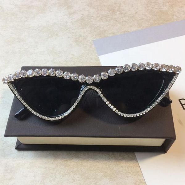 women cat eye sunglasses rhinestone decoration wholesale sun glasses shades fashion new design eyeglasses, White;black
women cat eye sunglasses rhinestone decoration wholesale sun glasses shades fashion new design eyeglasses, White;black