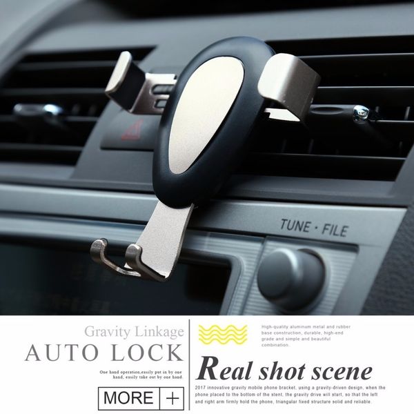 universal flexible automatical in-car mobile phone gravity linkage air stents vents mount holder simple one hand operation
universal flexible automatical in-car mobile phone gravity linkage air stents vents mount holder simple one hand operation