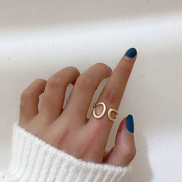 srcoi double layer gold silver color metal hollow open finger ring 2020 korea fashion simple geometric ring women party jewelry, Golden;silver
srcoi double layer gold silver color metal hollow open finger ring 2020 korea fashion simple geometric ring women party jewelry, Golden;silver