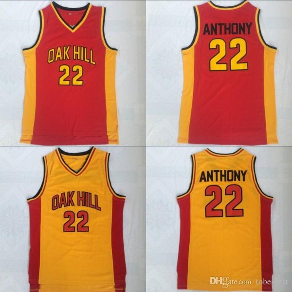 oak hill 33 kevin durant 22 carmelo anthony men high school basketball jerseys college team red yellow color stitched sport uniform, Black
oak hill 33 kevin durant 22 carmelo anthony men high school basketball jerseys college team red yellow color stitched sport uniform, Black