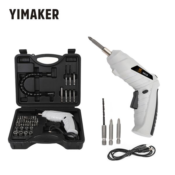 yimaker electric screwdriver household rechargeable lithium battery screwdriver mini screw driver set cordless drill power tool
yimaker electric screwdriver household rechargeable lithium battery screwdriver mini screw driver set cordless drill power tool