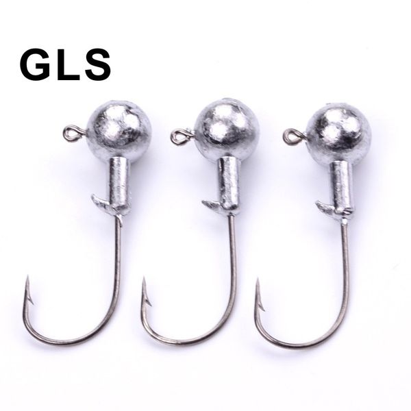 gls brand high-strength natural lead head hook 1-10g fishing hook softworm special fishing supplies
gls brand high-strength natural lead head hook 1-10g fishing hook softworm special fishing supplies