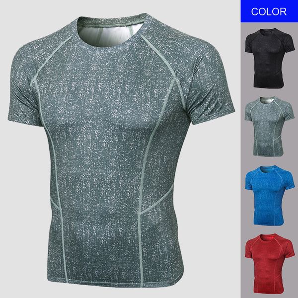 men running t-shirts quick dry compression sport t-shirts fitness gym training tight shirt soccer rashgard shirts sportswear, Black;blue
men running t-shirts quick dry compression sport t-shirts fitness gym training tight shirt soccer rashgard shirts sportswear, Black;blue