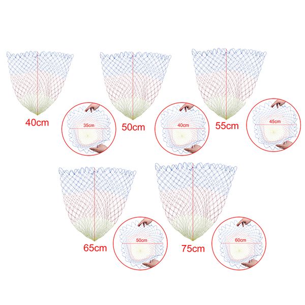 1pc nylon fishing nets collapsible fishing tools rhombus mesh hole depth folding nylon landing dip net 35/40/45/50/60cm
1pc nylon fishing nets collapsible fishing tools rhombus mesh hole depth folding nylon landing dip net 35/40/45/50/60cm