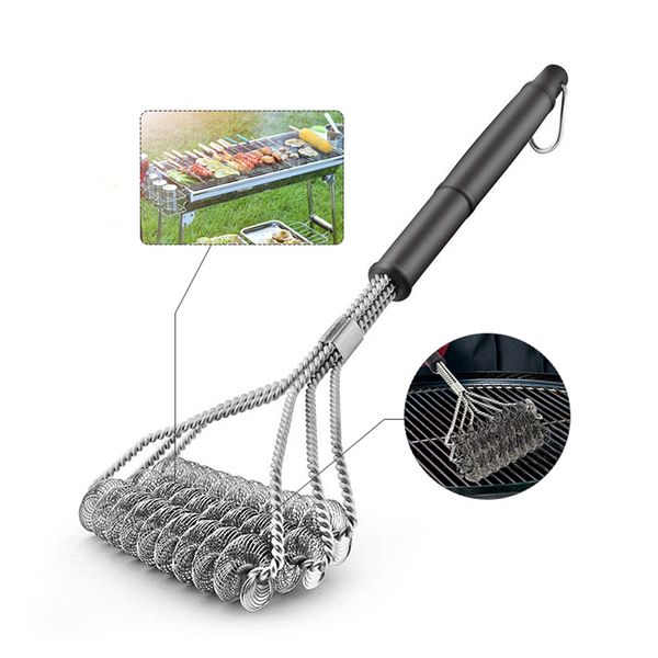 barbecue grill bbq brush clean tool stainless steel wire bristles non-stick cleaning brushes with handle durable cook accessorie
barbecue grill bbq brush clean tool stainless steel wire bristles non-stick cleaning brushes with handle durable cook accessorie